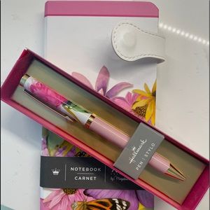 Hallmark Flower Pen and Notebook